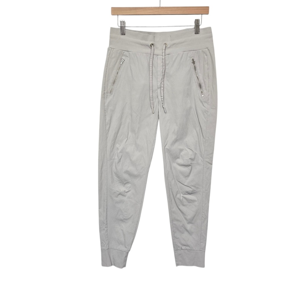 Athleta Trekie North Jogger Light Gray Ripstop Hiking Pants Womens Size 6